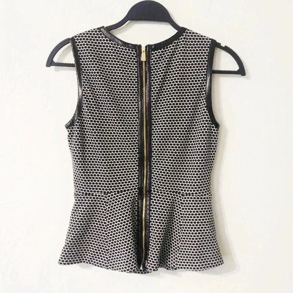 Vince Camuto Polka Dot Sleeveless Top XS - Picture 4 of 5